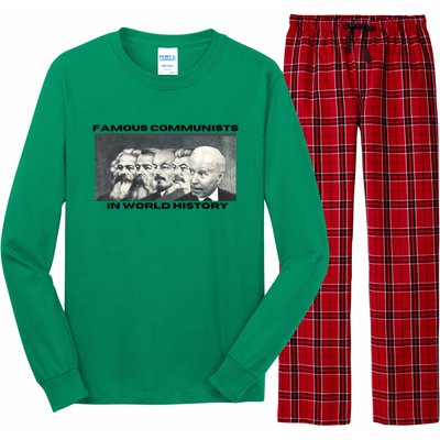 Funny AntiBiden Famous Communists In World History Long Sleeve Pajama Set