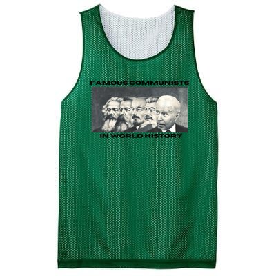 Funny AntiBiden Famous Communists In World History Mesh Reversible Basketball Jersey Tank