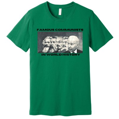 Funny AntiBiden Famous Communists In World History Premium T-Shirt