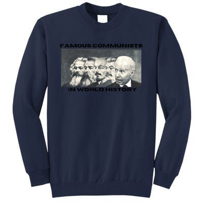 Funny AntiBiden Famous Communists In World History Tall Sweatshirt