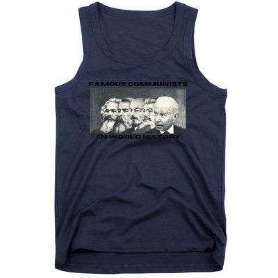 Funny AntiBiden Famous Communists In World History Tank Top