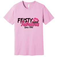 Feisty And Fabulous Since 1945 80th Birthday Premium T-Shirt