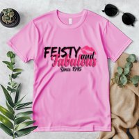 Feisty And Fabulous Since 1945 80th Birthday Premium T-Shirt