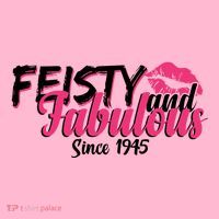 Feisty And Fabulous Since 1945 80th Birthday Baby Bodysuit