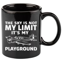 Funny Airplane For Aviation Pilot Airplane Lovers 11oz C Handle Ceramic Mug