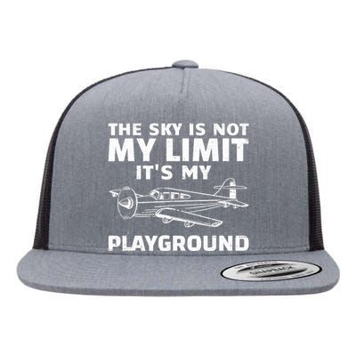 Funny Airplane For Aviation Pilot Airplane Lovers Flat Bill Trucker Hat