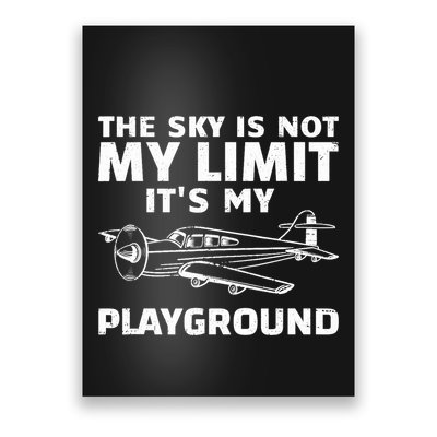 Funny Airplane For Aviation Pilot Airplane Lovers Poster