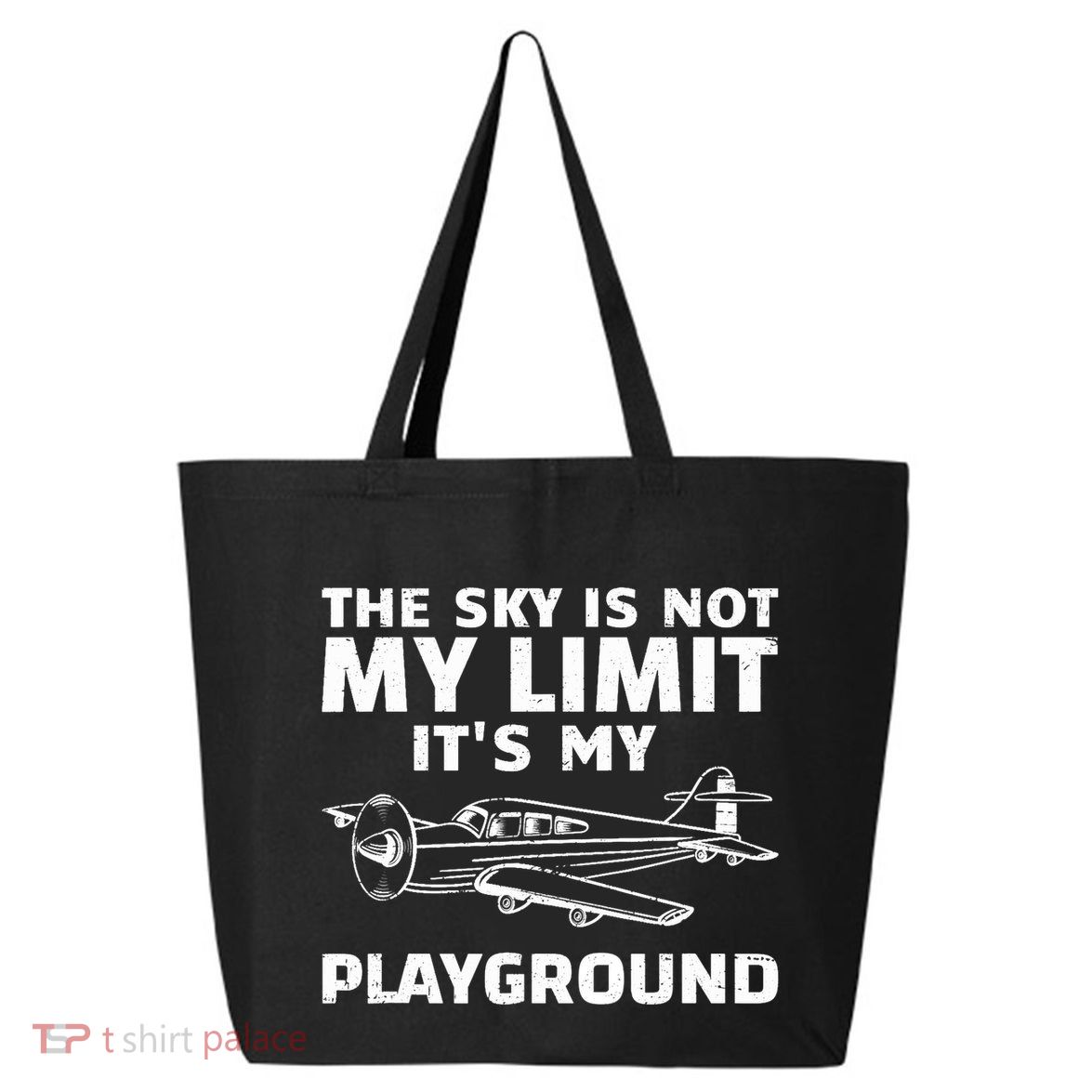 Funny Airplane For Aviation Pilot Airplane Lovers 25L Jumbo Tote
