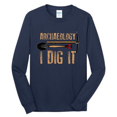 Funny Archaeology For Women Artifact Archaeologist Tall Long Sleeve T-Shirt