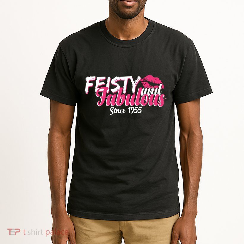 Feisty And Fabulous Since 1955 70th Birthday Tall T-Shirt