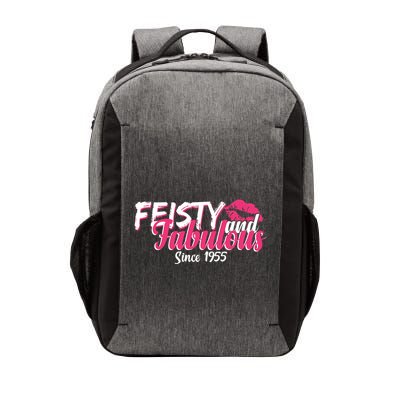 Feisty And Fabulous Since 1955 70th Birthday Vector Backpack