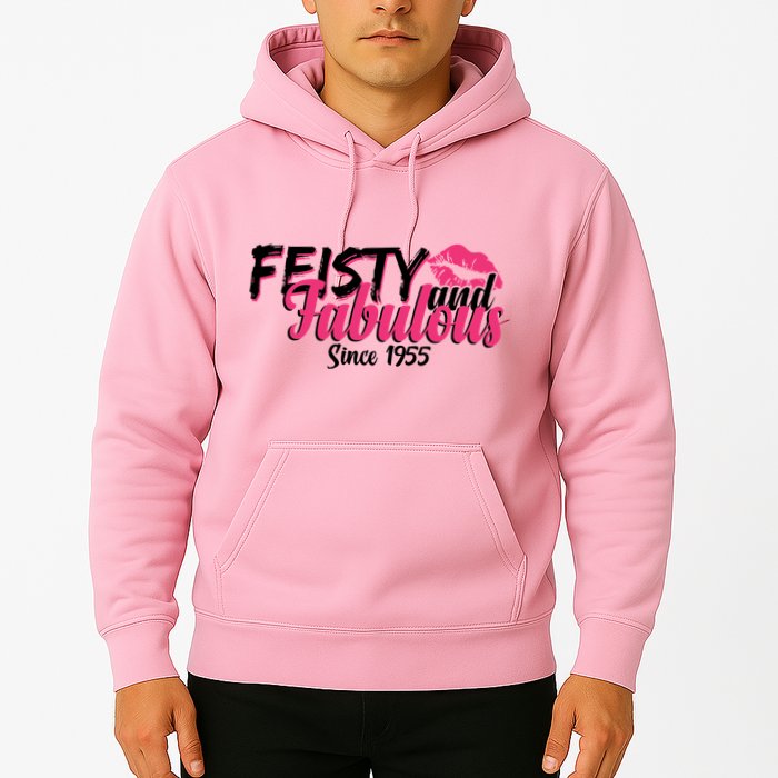 Feisty And Fabulous Since 1955 70th Birthday Hoodie