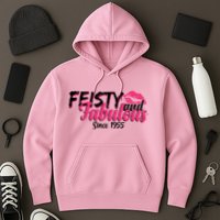 Feisty And Fabulous Since 1955 70th Birthday Hoodie