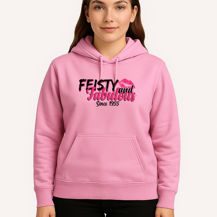 Feisty And Fabulous Since 1955 70th Birthday Hoodie