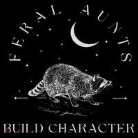 Funny Auntie Feral Aunts Build Character Raccoon Lover 16 in Basic Backpack