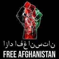 Free Afghanistan Fist Arabic Writing T-Shirt