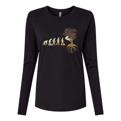 Funny Arborist Womens Cotton Relaxed Long Sleeve T-Shirt