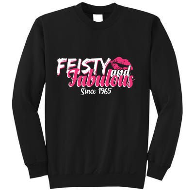 Feisty And Fabulous Since 1965 60th Birthday Sweatshirt