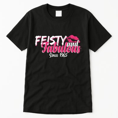Feisty And Fabulous Since 1965 60th Birthday Tall T-Shirt