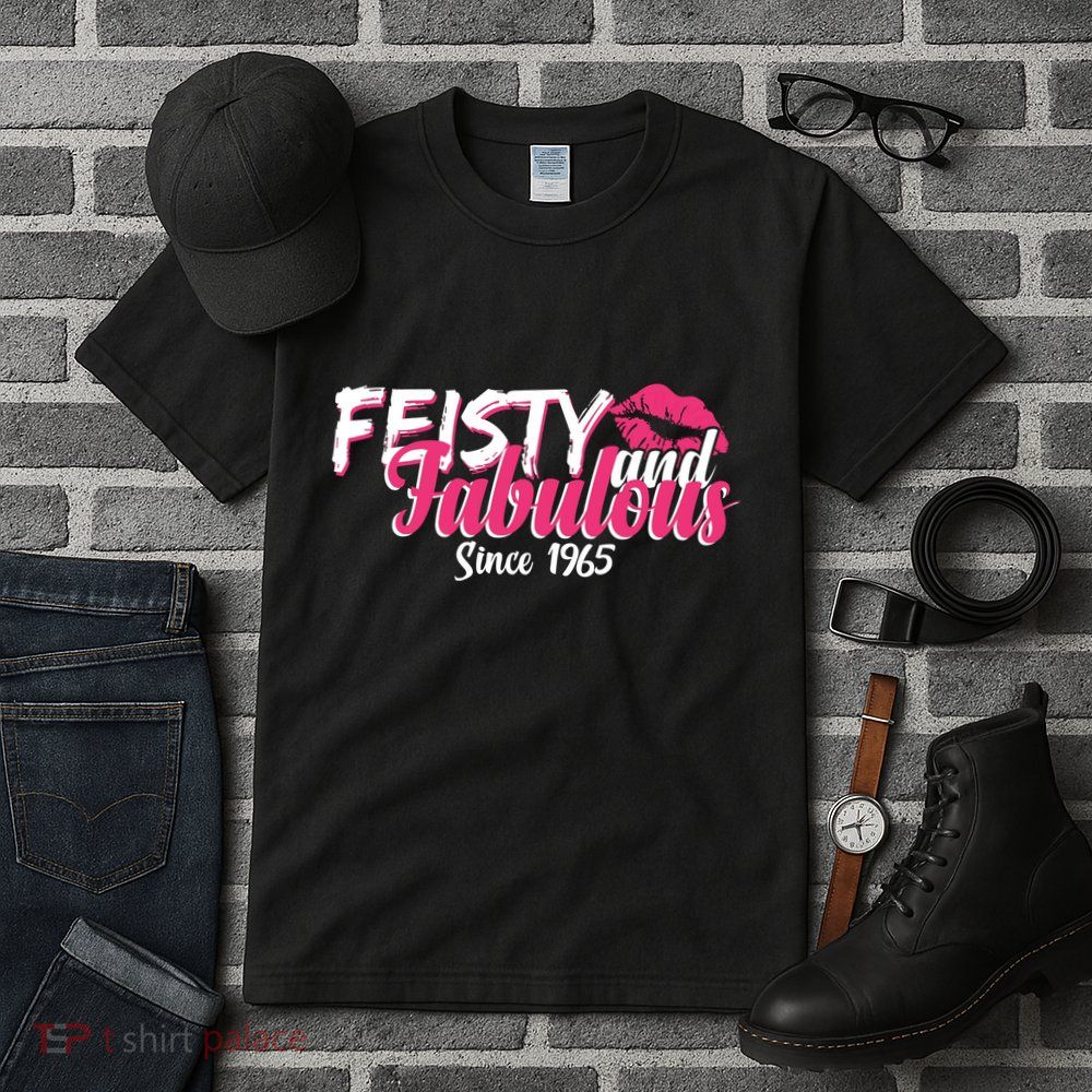 Feisty And Fabulous Since 1965 60th Birthday Tall T-Shirt