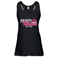 Feisty And Fabulous Since 1965 60th Birthday Ladies Essential Flowy Tank