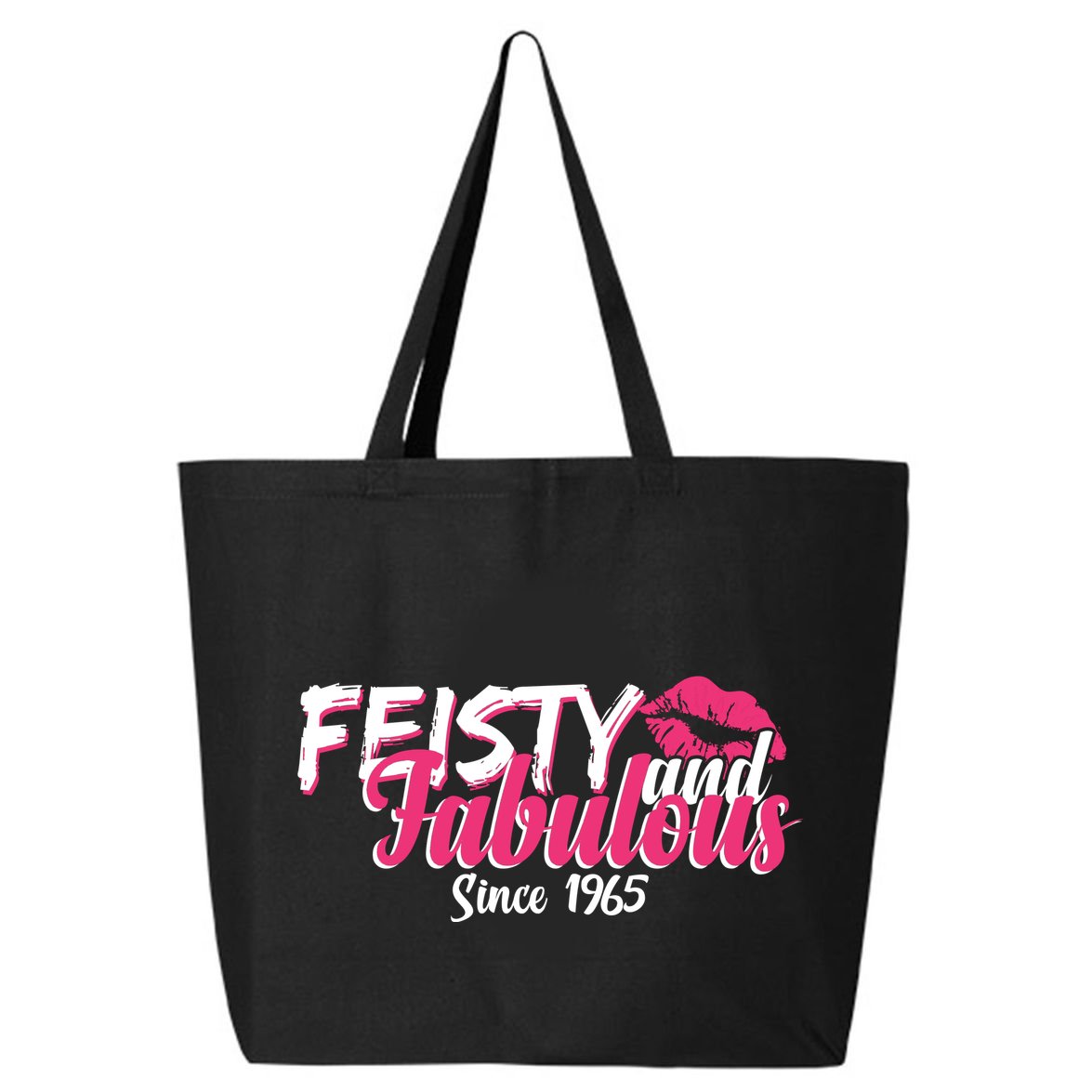 Feisty And Fabulous Since 1965 60th Birthday 25L Jumbo Tote