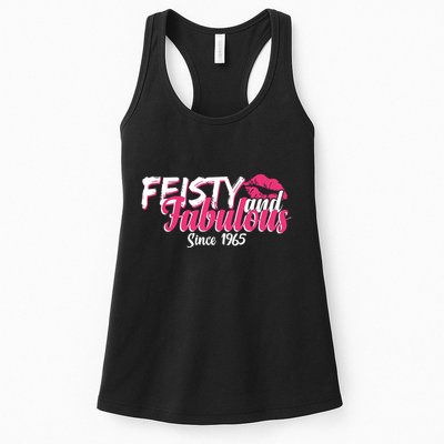Feisty And Fabulous Since 1965 60th Birthday Womens Tank Top