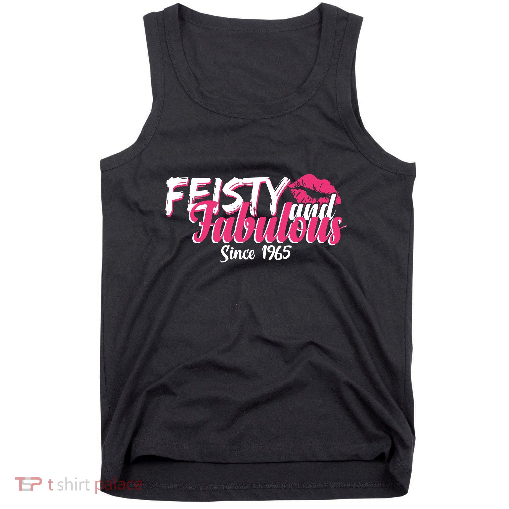 Feisty And Fabulous Since 1965 60th Birthday Tank Top