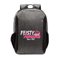 Feisty And Fabulous Since 1965 60th Birthday Vector Backpack