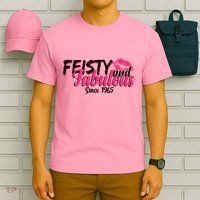 Feisty And Fabulous Since 1965 60th Birthday T-Shirt