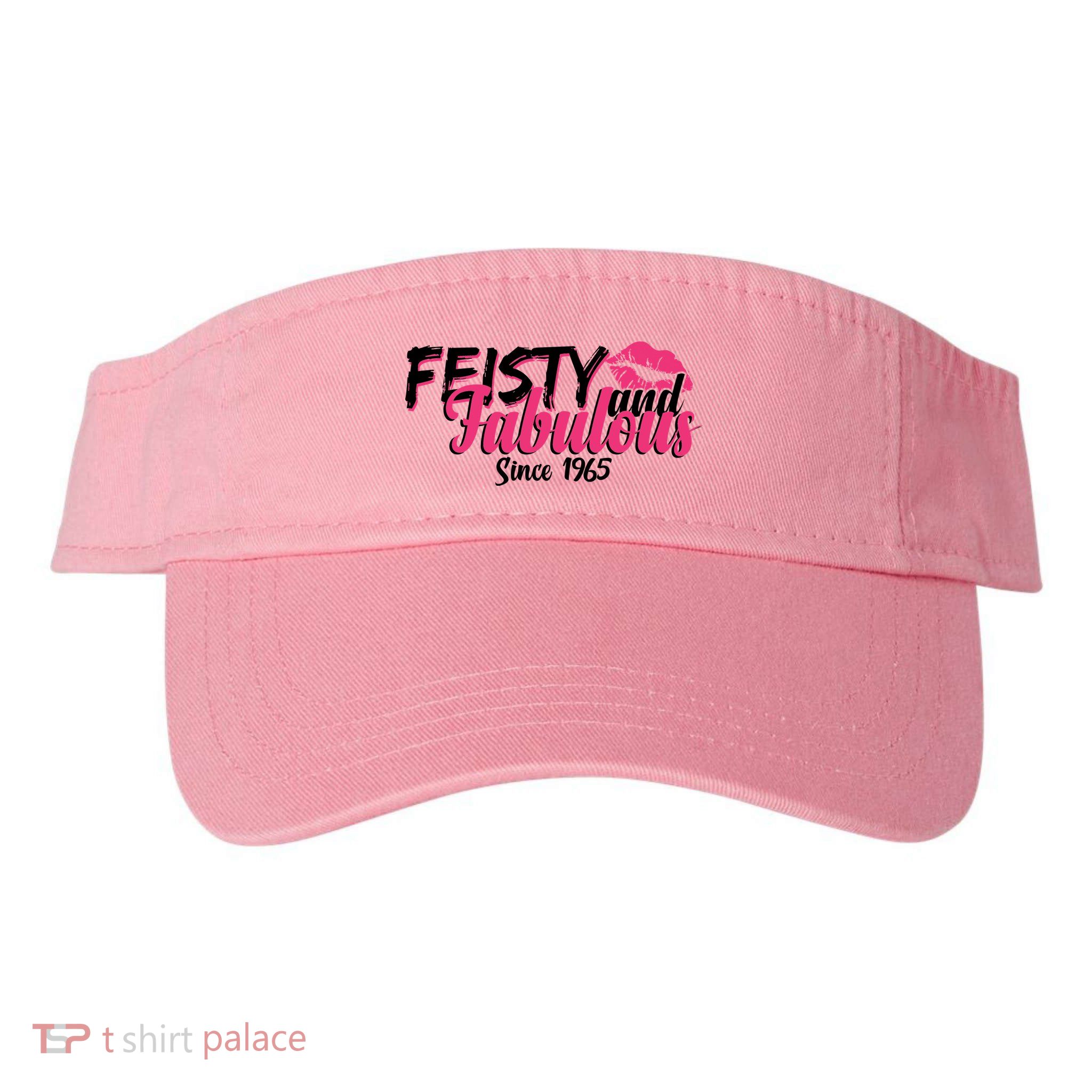 Feisty And Fabulous Since 1965 60th Birthday Visor