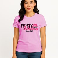 Feisty And Fabulous Since 1965 60th Birthday Womens T-Shirt