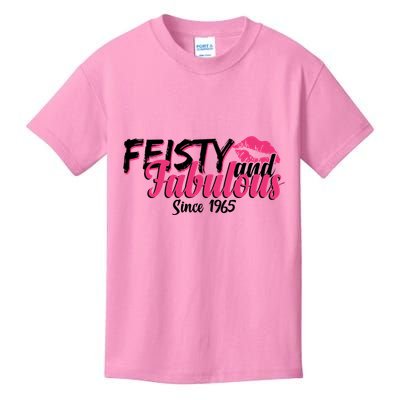 Feisty And Fabulous Since 1965 60th Birthday Kids T-Shirt