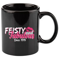 Feisty And Fabulous Since 1975 50th Birthday 11oz C Handle Ceramic Mug