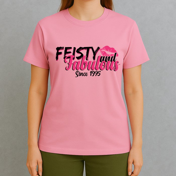 Feisty And Fabulous Since 1975 50th Birthday T-Shirt
