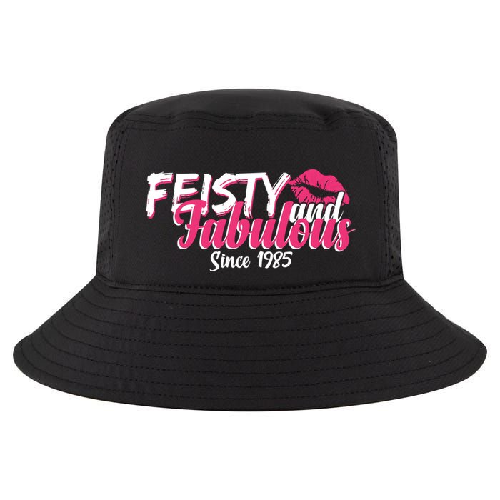 Feisty And Fabulous Since 1985 40th Birthday Cool Comfort Performance Bucket Hat