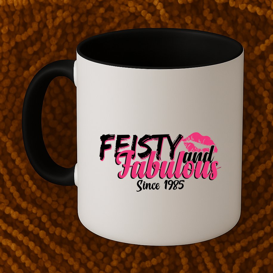 Feisty And Fabulous Since 1985 40th Birthday Mug
