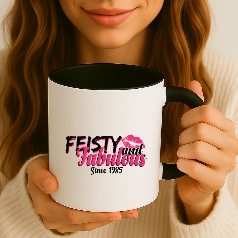 Feisty And Fabulous Since 1985 40th Birthday Mug