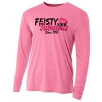 Feisty And Fabulous Since 1995 30th Birthday Cooling Performance Long Sleeve Crew