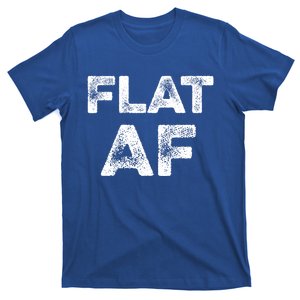 Flat Af Feminist Cancer Awareness Month Survivor Viral Meme Gift T-Shirt