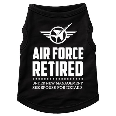 Funny Air Force Retired | Military Veteran Doggie Tank