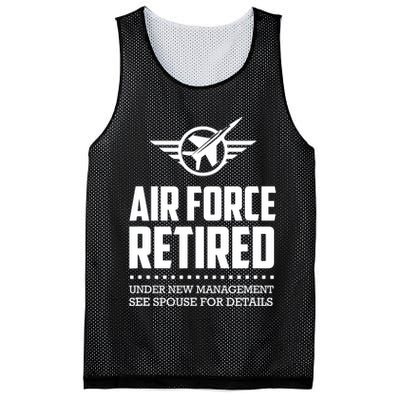 Funny Air Force Retired | Military Veteran Mesh Reversible Basketball Jersey Tank
