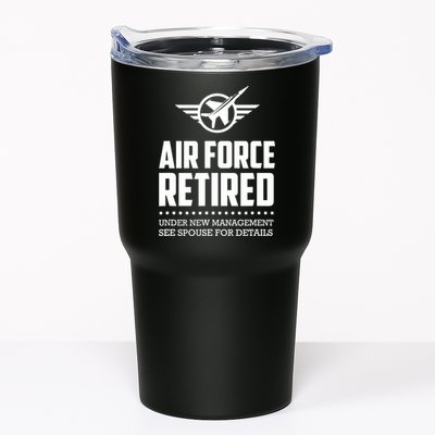 Funny Air Force Retired | Military Veteran Tumbler