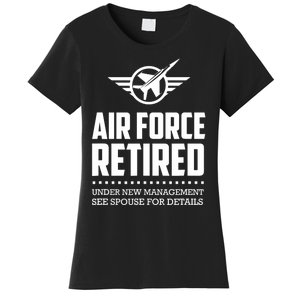 Funny Air Force Retired | Military Veteran Women's T-Shirt