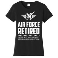 Funny Air Force Retired | Military Veteran Women's T-Shirt