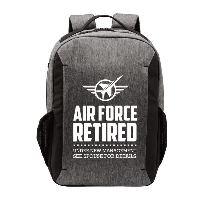 Funny Air Force Retired | Military Veteran Vector Backpack
