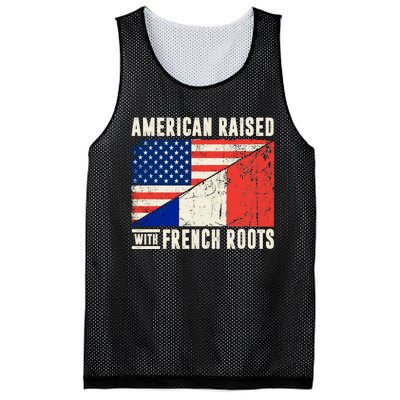 Flag American French Roots French American Funny Mesh Reversible Basketball Jersey Tank