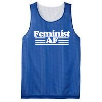 Feminist Af Feminism With A Retro 70s Cool Gift Mesh Reversible Basketball Jersey Tank