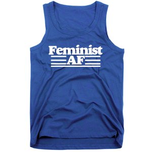 Feminist Af Feminism With A Retro 70s Cool Gift Tank Top