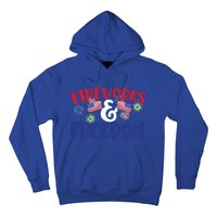 Fireworks And Freedom Fourth Of July Cool Gift Hoodie